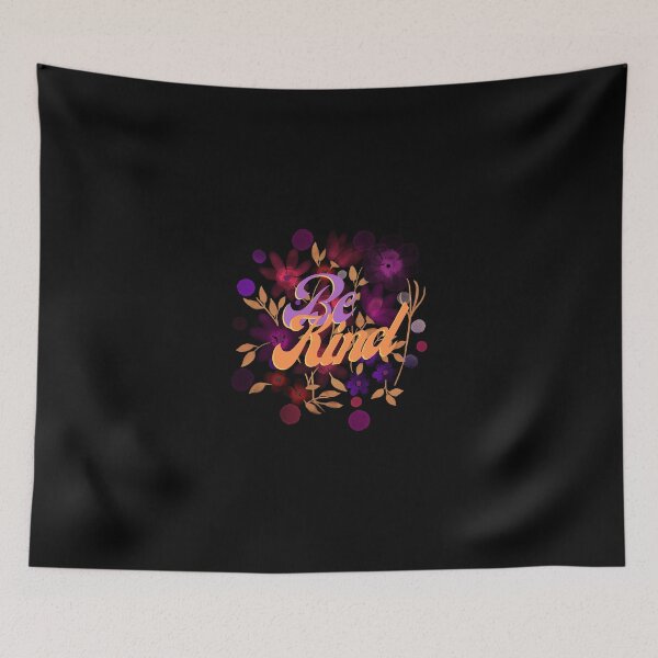 Item preview, Be Kind with these multi-coloured flowers designed and sold by TreetopStudios.
