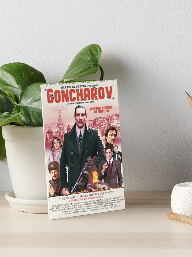 Thumbnail 1 of 2, Art Board Print, Goncharov Movie Poster designed and sold by art-of-beelz.