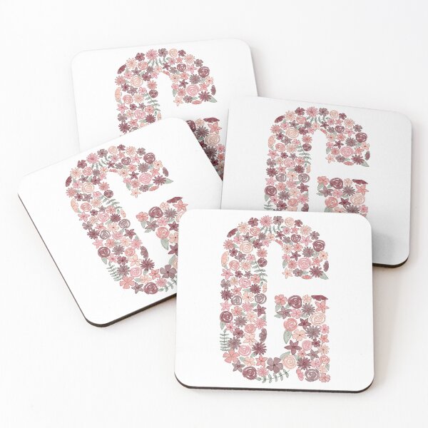Item preview, Watercolor Floral Letter G designed and sold by BronwynBecks.