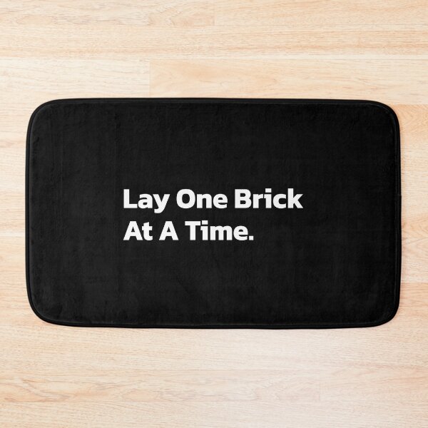 Item preview, Lay One Brick At A Time. designed and sold by Quote a Passage.