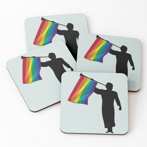 Item preview, Angel Moroni with Pride Flag designed and sold by ExmoPride.