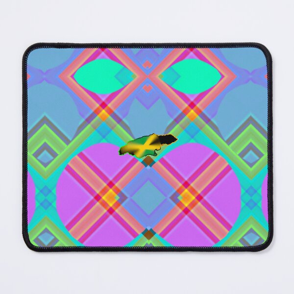 Item preview, UNFORGETTABLE WEST INDIES CHRISTMAS SOUVENIRS - UNIQUE ABSTRACT CARIBBEAN GEOMETRIC PATTERN - GREATJAMAICAN VIBES FLAG INSPIRATION designed and sold by Ralek.