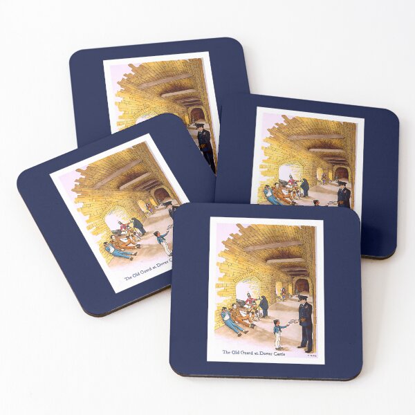 Item preview, The Old Guard at Dover Castle - Knight humour designed and sold by MNoblestudio.