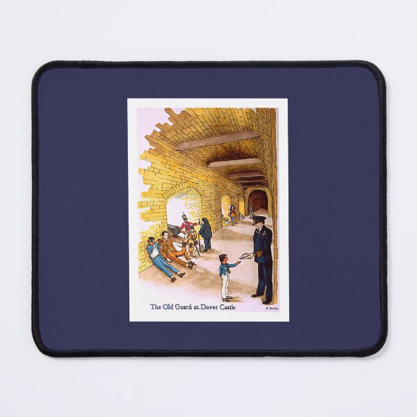 Item preview, The Old Guard at Dover Castle - Knight humour designed and sold by MNoblestudio.