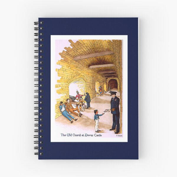 Aperçu de l'œuvre La vieille garde au château de Douvres - Humour chevalier créée et vendue par MNoblestudio.