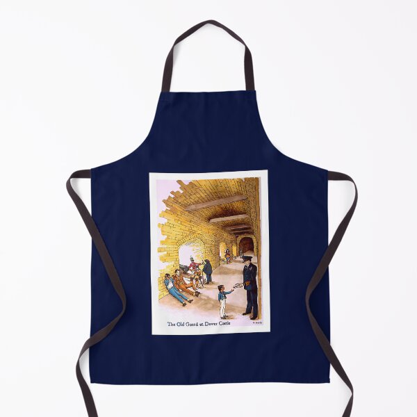 Item preview, The Old Guard at Dover Castle - Knight humour designed and sold by MNoblestudio.