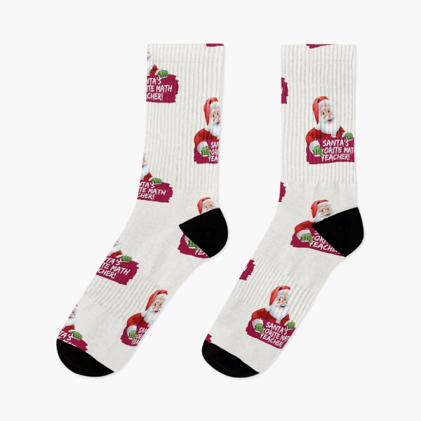 Item preview, Christmas Santa's Favorite Math Teacher designed and sold by myspookycuties.