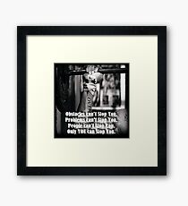 Only You Can Stop You Framed Print