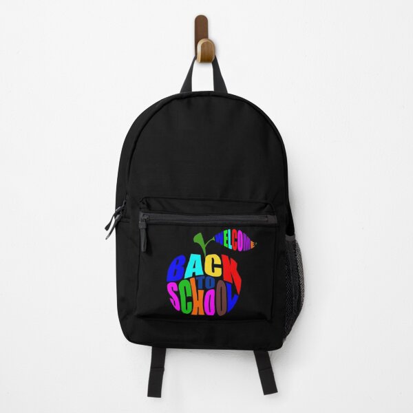 Item preview, Inscribed in the cartoon apple sticker is back-to-school lettering. designed and sold by bluehatgraphics.