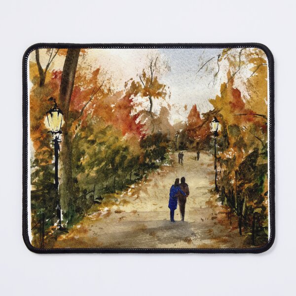Item preview, Romantic Autumn Walk designed and sold by OnHeathAndMoor.