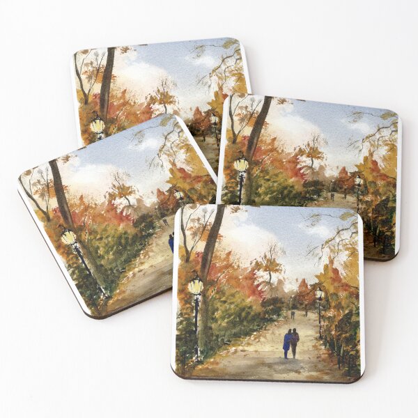 Item preview, Romantic Autumn Walk designed and sold by OnHeathAndMoor.