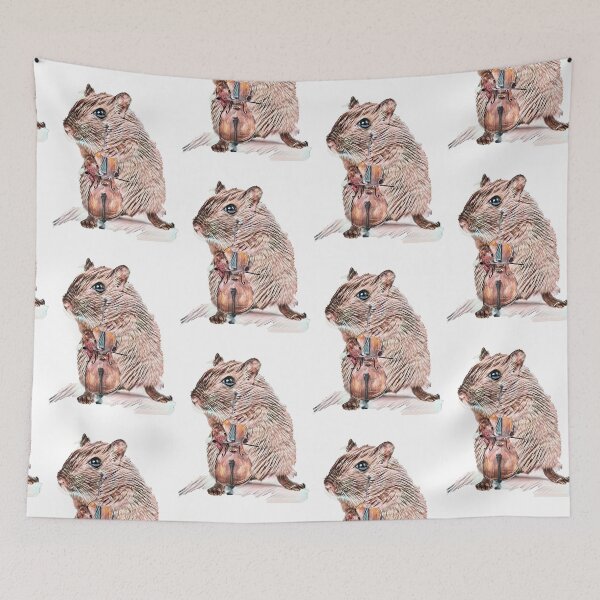Item preview, Animal musician rat mouse small rodent designed and sold by Julieford.