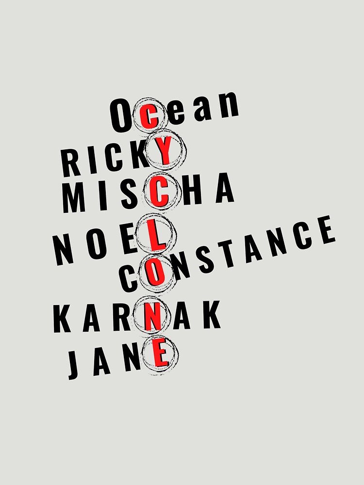 "Ride The Cyclone Ocean Ricky Mischa Noel Constance Karnak Jane " T