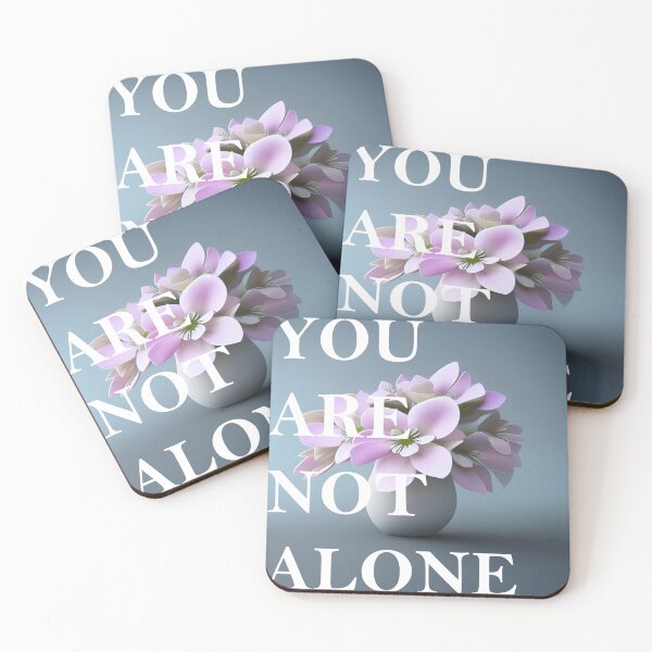 Item preview, YOU ARE NOT ALONE - Mental Health Awareness designed and sold by DanTheManDan.