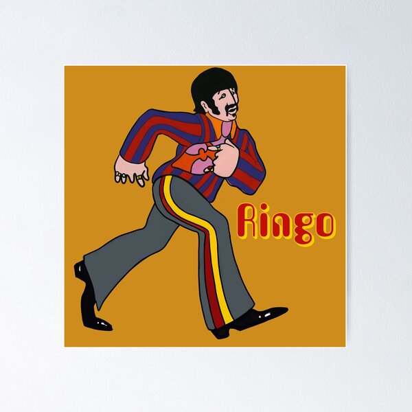 Item preview, Psychedelic submarine Cult Movie Sixties Pop Art Pepper running Ringo  designed and sold by Kludoman.