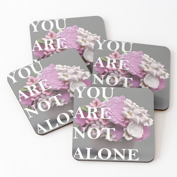 Item preview, YOU ARE NOT ALONE - Mental Health Awareness designed and sold by DanTheManDan.