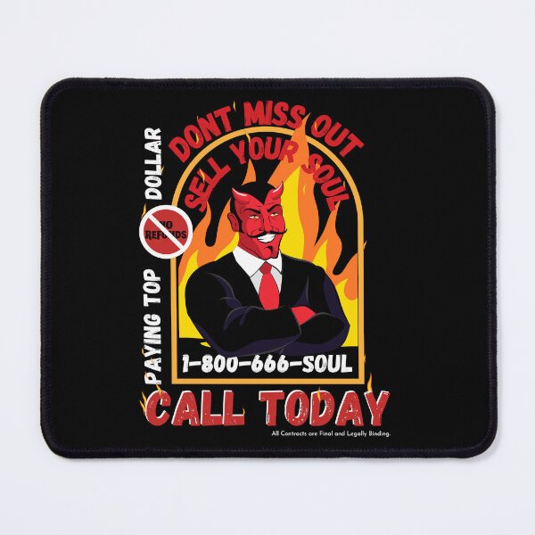 Item preview, Don't Miss Out, Sell Your Soul! designed and sold by Novelty-Shirts.