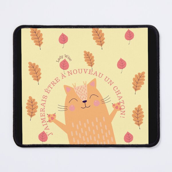 Item preview, J’AIMERAIS ÊTRE À NOUVEAU UN CHATON! designed and sold by LadyWise.