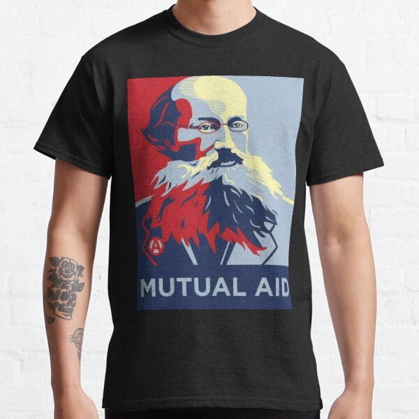 Vista previa del artículo con la obra «Peter Kropotkin: La ayuda mutua», diseñado y vendido por LeftLibertarian.