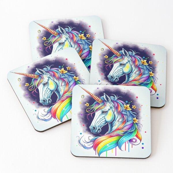 Item preview, Colorful Unicorn, Unicorn Art, Beautiful Unicorn and Colorful Unicorn designed and sold by T-Shirt-Depot.