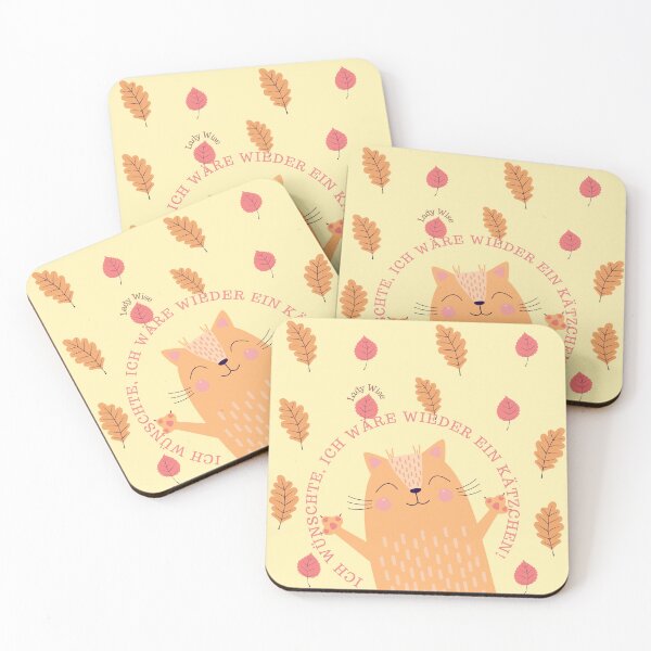 Item preview, ICH WÜNSCHTE, ICH WÄRE WIEDER EIN KÄTZCHEN! designed and sold by LadyWise.