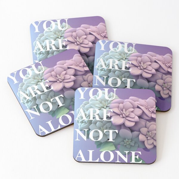 Item preview, YOU ARE NOT ALONE - Mental Health Awareness designed and sold by DanTheManDan.