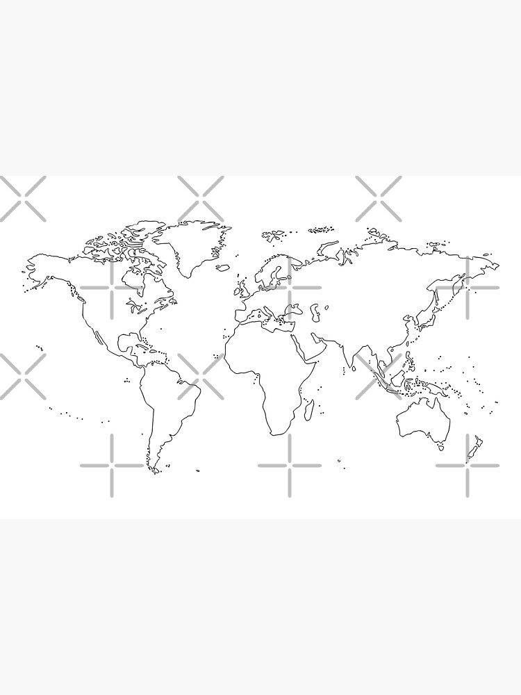 blank-world-map-sticker-for-sale-by-vintsart-redbubble