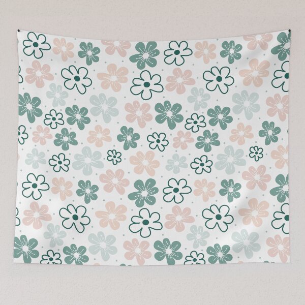 Item preview, Colorful pink and green flower pattern design. iPhone or Samsung Phone Case Cover designed and sold by RoManSmArt.