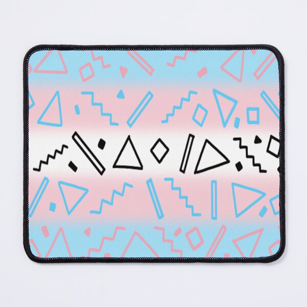 Item preview, 80s Bowling Alley Transgender Pride Flag  designed and sold by ToasterPoster15.