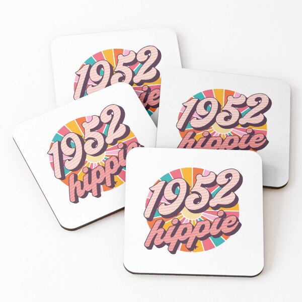 Item preview, 1952 Hippie - Christmas Gift For Vintage Hippies Born In 1952 designed and sold by AlanPhotoArt.