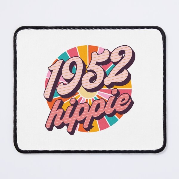 Item preview, 1952 Hippie - Christmas Gift For Vintage Hippies Born In 1952 designed and sold by AlanPhotoArt.