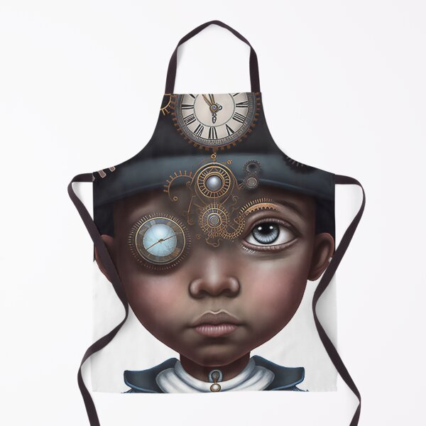 Item preview, Steampunk futurist Afrofuturist Young child- no background designed and sold by Blaché Designs.