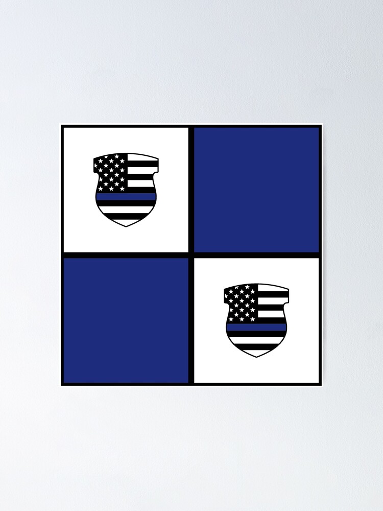 Wall Flag- Police Flag