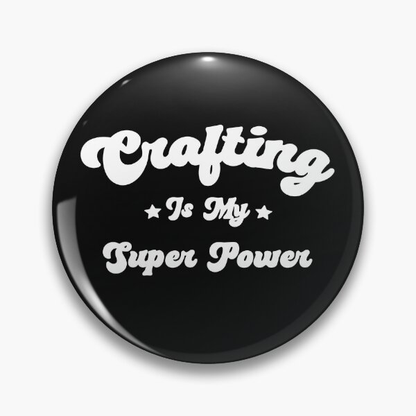 Item preview, Crafting Is My Super Power Funny Crafting Knitting Lover designed and sold by SharpThreadZ.