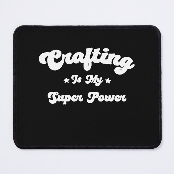 Item preview, Crafting Is My Super Power Funny Crafting Knitting Lover designed and sold by SharpThreadZ.