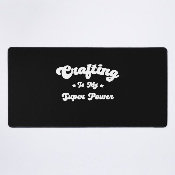 Item preview, Crafting Is My Super Power Funny Crafting Knitting Lover designed and sold by SharpThreadZ.