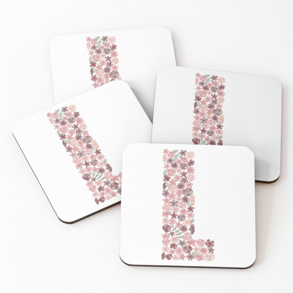 Item preview, Watercolor Floral Letter L designed and sold by BronwynBecks.