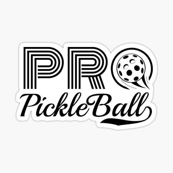 "Just One More Funny Game Pickleball Pro Players Team " Sticker for