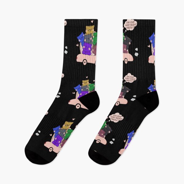 Item preview, On our Way Right Meow! - Traveling And Cats Make Me Happy Funny Gift Idea For Hobby Lover  - Kittens Road Trip Squad  designed and sold by zoulouu.