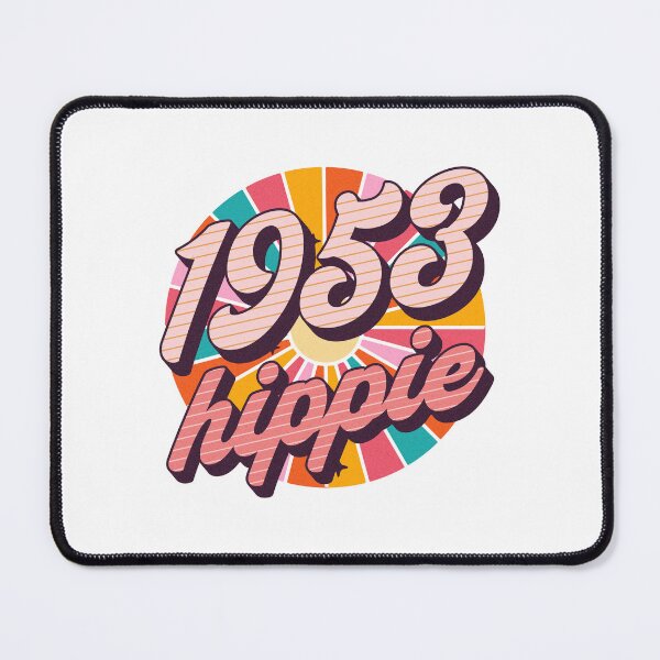 Item preview, 1953 Hippie - Christmas Gift For Classic Hippies Born In 1953 designed and sold by AlanPhotoArt.