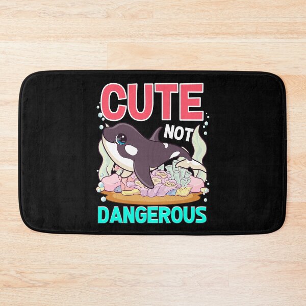 Item preview, Cute Not Dangerous Whale Lover Funny Orca Whale Gift designed and sold by SharpThreadZ.