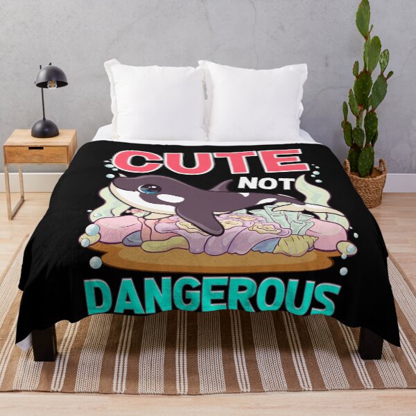 Item preview, Cute Not Dangerous Whale Lover Funny Orca Whale Gift designed and sold by SharpThreadZ.