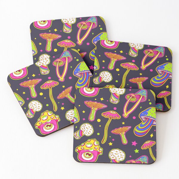 Item preview, TRIPPY MUSHROOMS PATTERN-SAGFABULOUS designed and sold by SagFabulous.