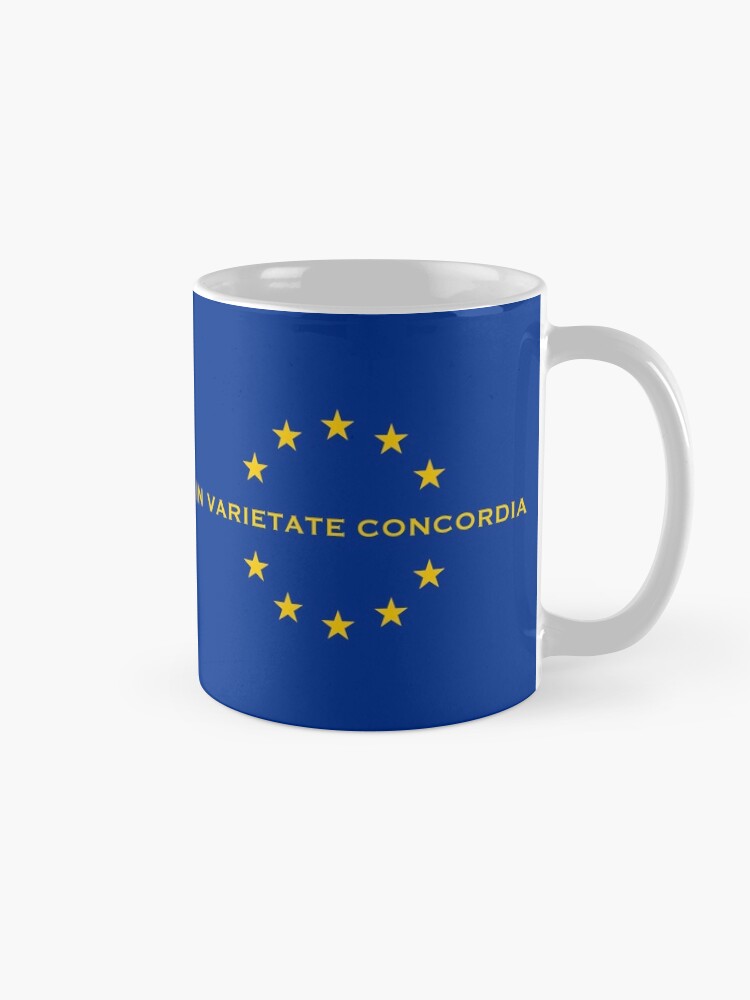 Alternate view of IN VARIETATE CONCORDIA - European Union Motto Mug