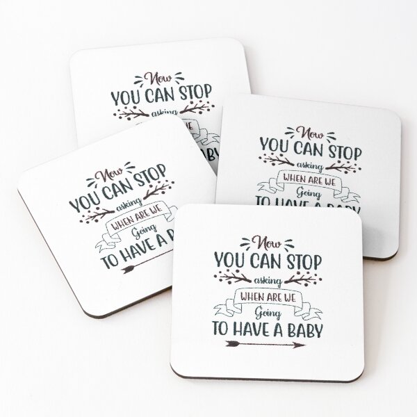 Item preview, You Can Stop Asking Pregnancy Announcement for Grandparents, Now you can stop asking when are we going to have a baby, funny pregnant designed and sold by RedArtsDesign.