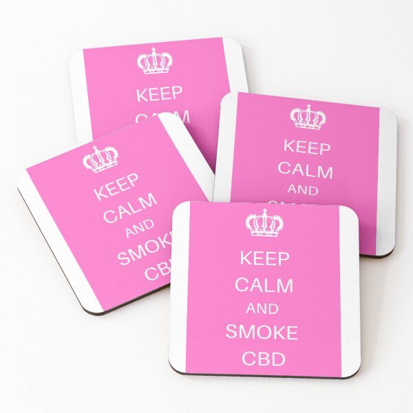 Item preview, KEEP CALM AND SMOKE CBD - PINK designed and sold by Jero-fan.