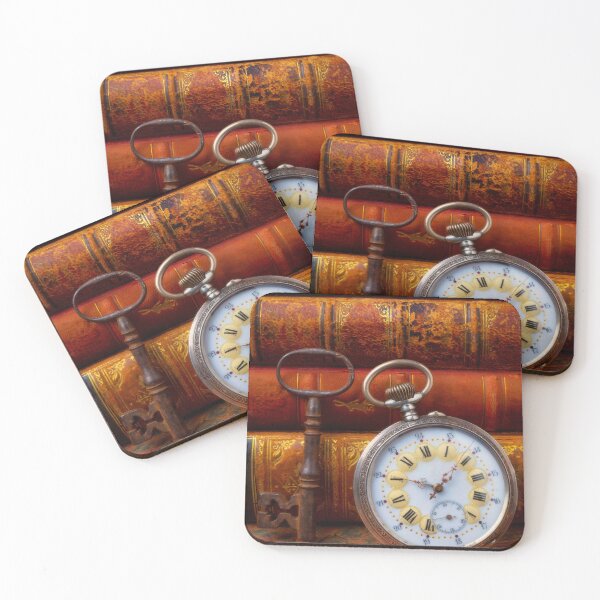 Item preview, Classic Pocketwatch With old Books And Skeleton Key designed and sold by Garry Gay.