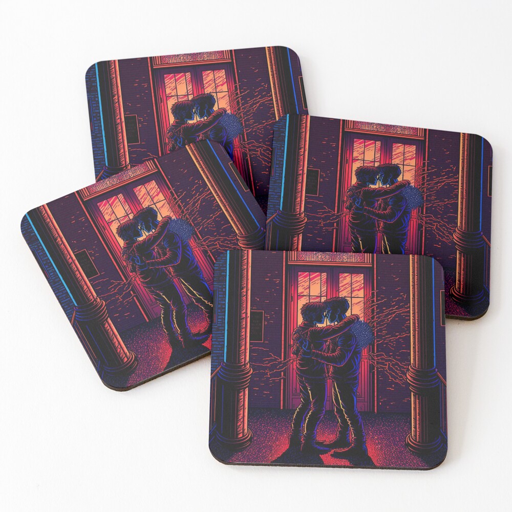 Vista previa del artículo con la obra «Posavasos (lote de 4)», diseñado y vendido por MrUtDesign.