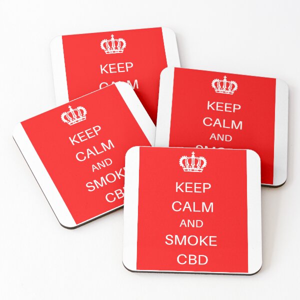 Item preview,  KEEP CALM AND SMOKE CBD - RED designed and sold by Jero-fan.