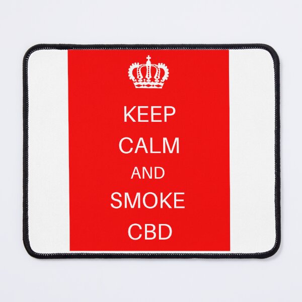 Item preview,  KEEP CALM AND SMOKE CBD - RED designed and sold by Jero-fan.